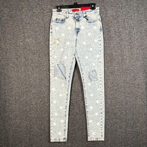 Rossano Perini Skinny Star Print Jeans Size 29